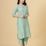 Classy Sea Green Co-Ord Set | Premium Cotton Blend | Contemporary Fashion | Modern Two-Piece Set | Perfect Daily Wear | Size XS-XXL | Jaipurio