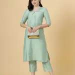 Classy Sea Green Co-Ord Set | Premium Cotton Blend | Contemporary Fashion | Modern Two-Piece Set | Perfect Daily Wear | Size XS-XXL | Jaipurio