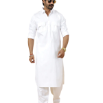 Classy White Pathani Kurta-Salwar Set | Premium Cotton Traditional Ethnic Wear | Luxury Men's Formal & Festive Ensemble | Timeless Design