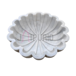 Decorative Marble Flower Bowl: HandCrafted Luxury | Elegant Home Art | Traditional Craftsmanship | Premium Stone Collection