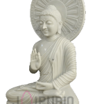 Buddha Statue: Serene Marble Sculpture | Handcrafted Zen Decor, Meditation Gift | Enlightenment Symbol | Buy Authentic Indian Buddhist Art