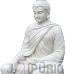 Buddha Statue: Serene Marble Sculpture | Handcrafted Zen Decor, Meditation Gift | Enlightenment Symbol | Buy Authentic Indian Buddhist Art