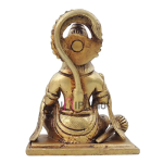 Hanuman Ji Brass Showpiece: 3.2x2x4.2 inch Sacred Art | Divine Protection Idol | Traditional Design | Perfect Home & Office Decor