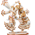 Dancing Radha Krishna Murti: Divine Love Marble Sculpture | Handcrafted Spiritual Decor, Devotional Gift | Eternal Harmony | Buy Authentic Indian Art