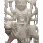 Marble Durga Statue: Divine Goddess Sculpture | Handcrafted Spiritual Decor, Festival Gift | Symbol of Power | Buy Authentic Indian Art