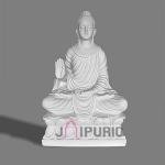 Gautam Buddha Garden & Home Statue | Majestic 152.4 × 91.44 × 60.96 cm Fiberglass Art | Premium 26 kg Meditation Sculpture | Zen Decor