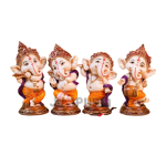 Ganesh Statue Marble: Exquisite Hand-Carved Murti | Spiritual Decor, Hindu God Idol | Remover of Obstacles | Authentic Indian Art