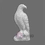 Eagle Wall Hanging Sculpture | 91.4 x 45.7 x 15.2 cm | 8 kg Fiberglass & Marble | Majestic Bird of Prey Art | Realistic Raptor Decor | Jaipurio