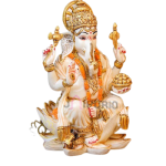 Marble Ganesha Statue: Exquisite Hand-Carved Murti | Divine Decor, Spiritual Gift | Remover of Obstacles | Authentic Indian Art