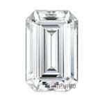 Emerald Cut Certified Moissanite Diamond D VVS1 (0.60-12.00 CT) | IGC & GRA Certified | Premium Lab Diamond Alternative