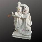 Hand-Carved Pink Stone Krishna Statue | 1 Ft Spiritual Sculpture | Traditional Indian Artistry