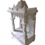 Marble Home Temple: Grand Hand-Carved Mandir | Luxurious Spiritual Centerpiece