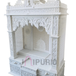 Marble Home Temple: Grand Hand-Carved Mandir | Luxurious Spiritual Centerpiece