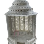 Best Quality White Marble Round Temple: Exquisite Home Mandir | Divine Decor, Spiritual Centerpiece