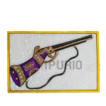 Vintage Weapon Marble Paintings: Handcrafted 6"x4" Art on Marble Frame | Luxurious Home Decor | Authentic Indian Artistry | Classic Armory Art
