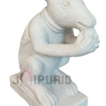 Mouse Statue: Charming 12" HandCrafted Art Object | Unique Home Decor | Authentic Artistry | Whimsical Animal Sculpture