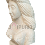 Lady Statue: Exquisite 15" Rajasthani Art Sculpture | Luxurious Home Decor | Authentic Indian Artistry | Elegant Feminine Art Piece