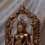 Handcrafted Kritimukha Brass Goddess Kali Statue | Premium 10-Inch Spiritual Sculpture | Traditional Hindu Artistry