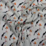 Hornbill Pocket Square - Pure Silk | Exquisite Craftsmanship | Jaipurio