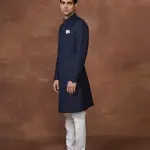 Classic Odyssey Charm Textured Achkan (S-XL) | Timeless Formal Allure | Odyssey Texture Collection by Jaipurio