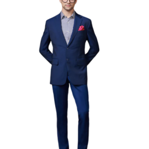 Classic Blue Wool Jacket - Timeless Style in Sizes S to XL | Jaipurio