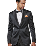 Classic Extravaganza Black Tuxedo Jacket - Timeless Elegance in Sizes S to XL | Jaipurio