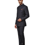 Raven's Regalia Wool Bandhgala Suit (S-XL) | Premium Woollen Formal Wear | Luxury Indian Menswear by Jaipurio