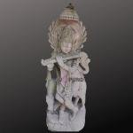 152cm Antique Hand Carved Sandstone Krishna Statue | Jaipurio