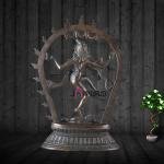 Vintage Brass Nataraja Dancing Shiva | 12.5" x 9" x 3.5" | 3.30 kg | Oval Arch Frame | Lord of Dance | Sacred Hindu Art | Jaipurio