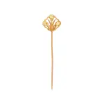 Enamel Tulip Lapel Pin - Sterling Silver & Gold Finish | Handcrafted by Local Artisans | Jaipurio