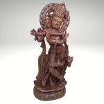 2ft Hand Carved Pink Stone Lord Krishna Statue | Jaipurio