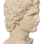 Alexander the Great Marble Bust: Royal Historical Masterpiece | 100% Pure Marble | Authentic Craftsmanship | Classical Sculpture