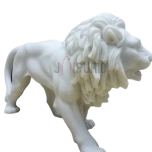 Lion Leo Marble & Alabaster: Handmade Masterpiece | Luxury Animal Art | Premium Stone Craftsmanship | Majestic Decor