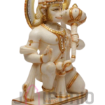 Marble Hanuman Murti: Divine Protector for Home & Temple