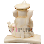 Ganesh ji Marble Murti: Exquisite Hand-Carved Statue | Divine Decor, Spiritual Gift | Remover of Obstacles | Buy Authentic Indian Art