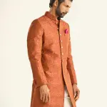 The Sheesh Mahal Achkan (S-XL) | Mirror Work Heritage Collection | Premium Palace-Inspired Wear by Jaipurio