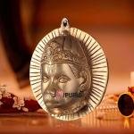 Pure Brass Lord Hanuman Face Wall Hanging 7" | Auspicious Divine Blessings | Superfine Finish | Intricate Craftsmanship | 1.44 kg Elegant Home Decor