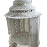 Best Quality White Marble Round Temple: Exquisite Home Mandir | Divine Decor, Spiritual Centerpiece