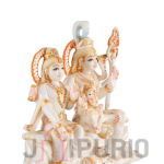 Marble Shiv Parvati Family Statue: Divine Holy Family | Luxury Temple Art | Authentic Indian Craftsmanship | Sacred Stone Art