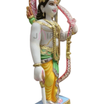 Ram Darbar Marble Statue: Sacred Divine Court | Luxury Temple Art | Authentic Indian Craftsmanship | Divine Family Sculpture