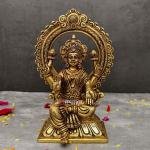 9.5" Pure Brass Ganesha Laxmi Saraswati Set | Divine Trio | Triple Blessing Murti