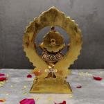 8" Pure Brass Ganesha Idol for Home | Perfect Home Murti | Divine Grace Statue