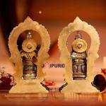 7.5" Pure Brass Ganesha Laxmi Pair | Sacred Divine Duo | Prosperity Blessing Murti