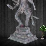 Ardhanarishvara Brass Statue | 24" x 12" x 8" | 16 kg | Dual Tone Stone Antique Finish | Divine Shiva-Shakti Form | Sacred Hindu Art | Jaipurio