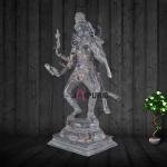 Ardhanarishvara Brass Statue | 24" x 12" x 8" | 16 kg | Dual Tone Stone Antique Finish | Divine Shiva-Shakti Form | Sacred Hindu Art | Jaipurio