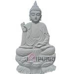 Lord Buddha Wall Hanging Sculpture | Serene 106.68 × 60.96 × 7.62 cm Fiberglass Art | Premium 4.2 kg Meditation Relief | Zen Decor