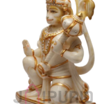 Hanuman ji Statue: Divine Devotion Marble Murti | Spiritual Decor, Bhakti Gift | Symbol of Strength | Authentic Indian Art