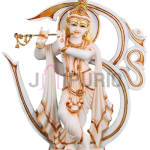 Marble Krishna Statue: Divine Masterpiece | Luxurious Temple Decor | Authentic Indian Craftsmanship | Sacred Stone Art Collection