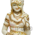 Bani Thani Statue: Rajasthani Beauty Marble Sculpture | Handcrafted Art for Home Decor, Cultural Gift | Kishangarh Painting Inspired | Buy Authentic Indian Masterpiece