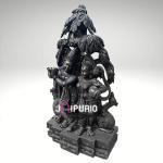 Black Stone Radha Krishna Idol | Monumental 46" Divine Couple | Handcrafted Temple-Grade Sculpture | Sacred Masterpiece | Jaipurio